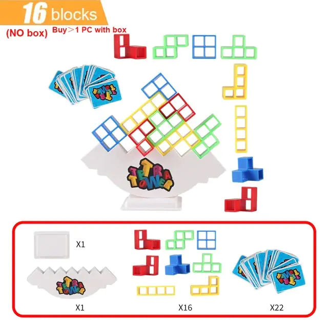 Stacking Blocks Tetra Tower Balance Game