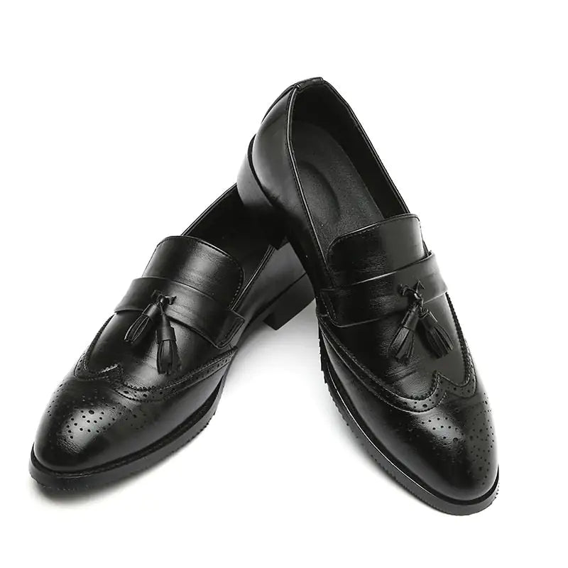 Classic Leather Tassel Loafers