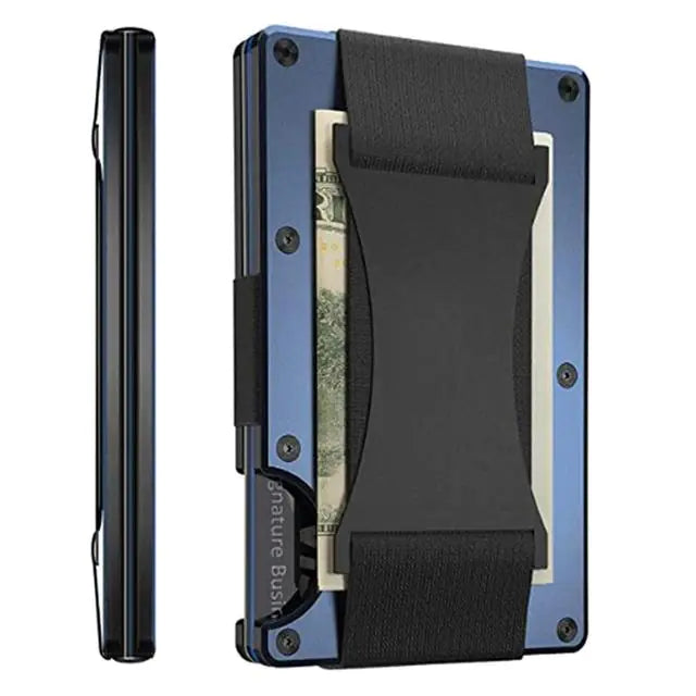 Minimalist Men Slim Wallet-Rfid Shielded