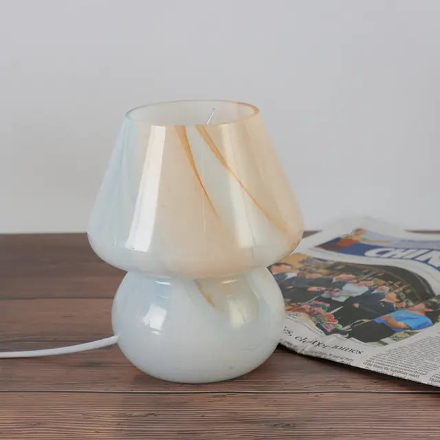 Glass Translucent Bedside Lamp