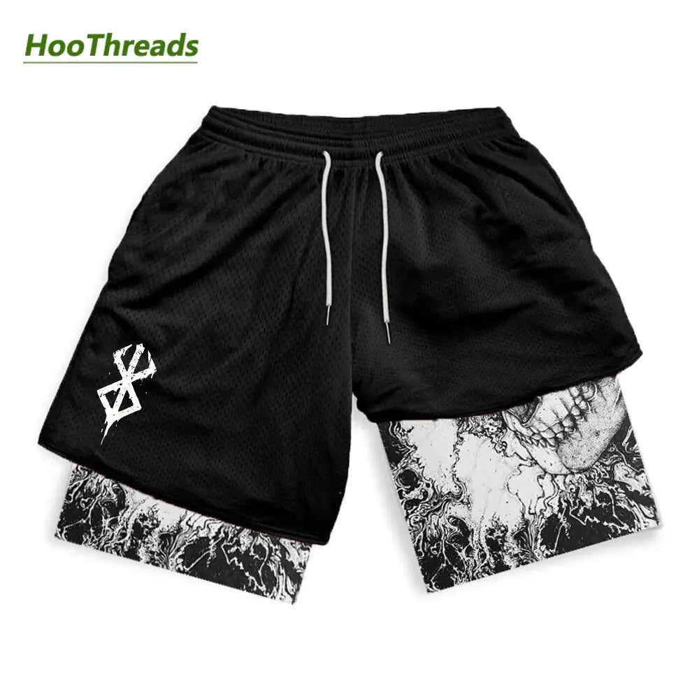 2 in-1 Compression Shorts for Men