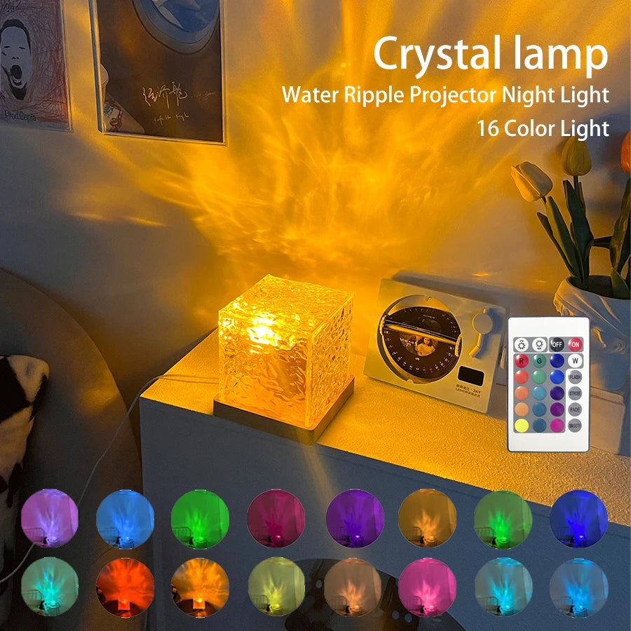 RippleMotion Crystal Lamp